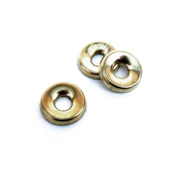 No.8 Cup Washers Brass Plated (100 No.)