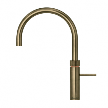 Quooker Fusion Round Patinated Brass / PRO3 Tank