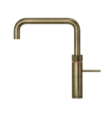 Quooker Fusion Square Patinated Brass / COMBI 2.2 Tank