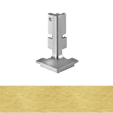 Handleless B Top Profile External Corner Brushed Brass