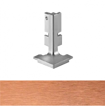 Handleless B Top Profile External Corner Brushed Copper