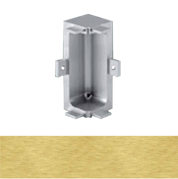 Handleless C Mid Profile Internal Corner Brushed Brass