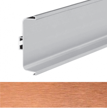 Handleless C Mid Profile 4100x73x26mm Brushed Copper