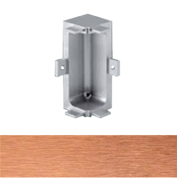 Handleless C Mid Profile Internal Corner Brushed Copper