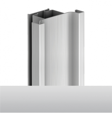 Handleless D1 Door To Door Vertical Profile 4200mm Aluminium