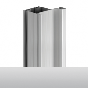 Handleless D2 Door To Gable Vertical Profile 4200mm Aluminium
