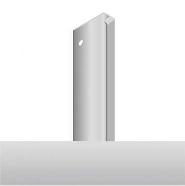 Handleless D3 Appliance Edge Vertical Profile 580mm Aluminium