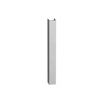 Stainless Steel Effect Plinth End Cap