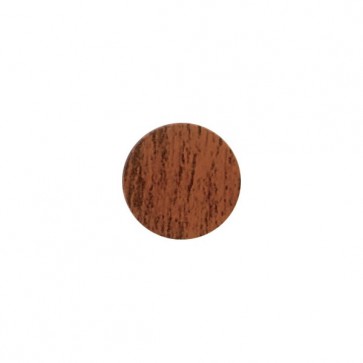 13mm Stick-On Cover Caps Natural Walnut