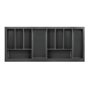 Cutlery Tray to suit 1000mm Unit Soft Touch Black