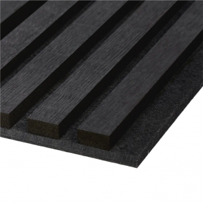 FibroTech acoustic panel charcoal black oak