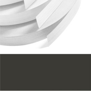 Gris Gu Dark Grey Textured PVC Edging 22mm x 0.8mm x 150m Unglued