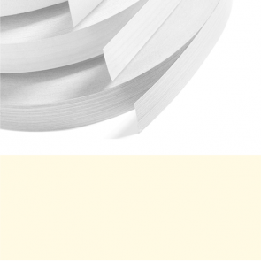 Ivory Textured PVC Edging 22mm x 0.8mm x 150m Unglued