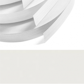 Light Grey High Gloss PVC Edging 22mm x 0.8mm x 150m Unglued