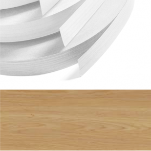 Lissa Oak Textured PVC Edging 22mm x 0.8mm x 150m Unglued