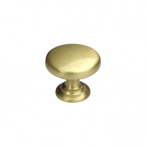 Monmouth Knob Brushed Brass 38mm