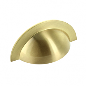 Monmouth Cup Handle Brushed Brass 64mm