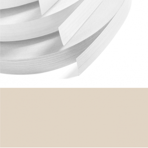 Oyster / Magnolia PVC Edging 22mm x 0.8mm x 150m Unglued