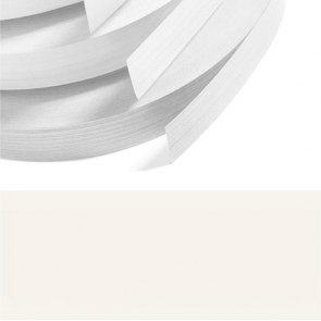 Porcelain White Textured PVC Edging 22mm x 2.0mm x 100m Unglued