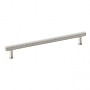 A&W Reeded Crispin handle satin nickel 224mm