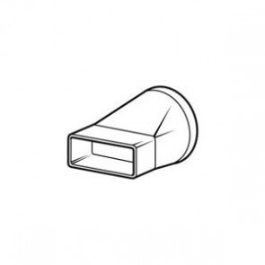 Domus Adapter 150mm round to 220mm x 90mm