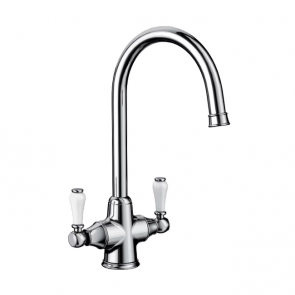 Blanco Vicus Twin Lever Tap Chrome