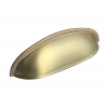 Camden Cup Handle Brushed Brass 96mm
